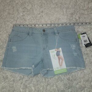🎉 LIGHT BLUE BOOTY LIFT DENIM SHORTS- AMAZING STRETCH JEANS